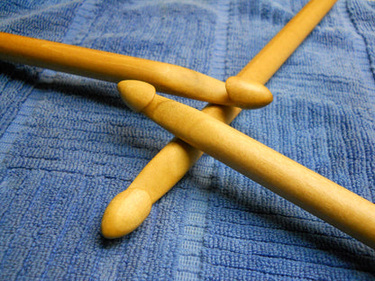 Choose 4 Handmade (Poplar & Maple) Rag Rug Crochet Hooks